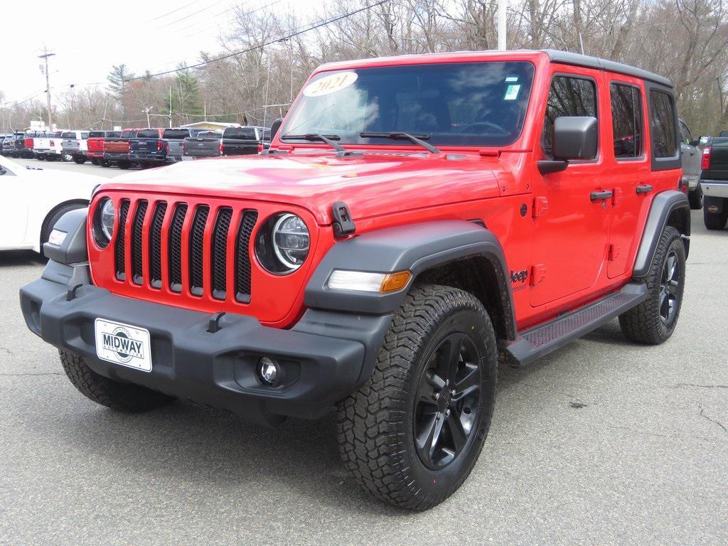 used 2021 Jeep Wrangler Unlimited car, priced at $29,108