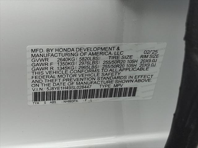 new 2025 Acura MDX car, priced at $60,750