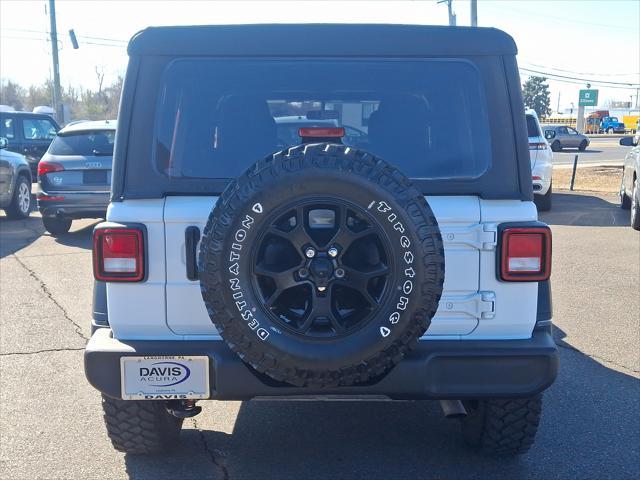 used 2021 Jeep Wrangler car, priced at $34,188