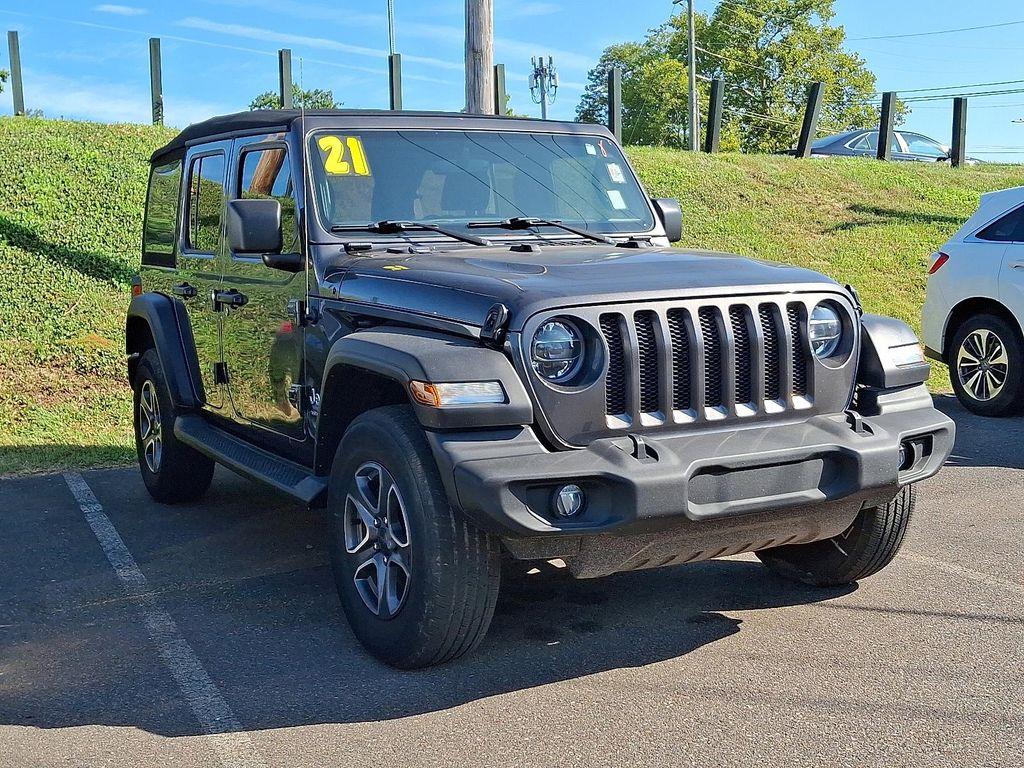 used 2021 Jeep Wrangler Unlimited car, priced at $33,688