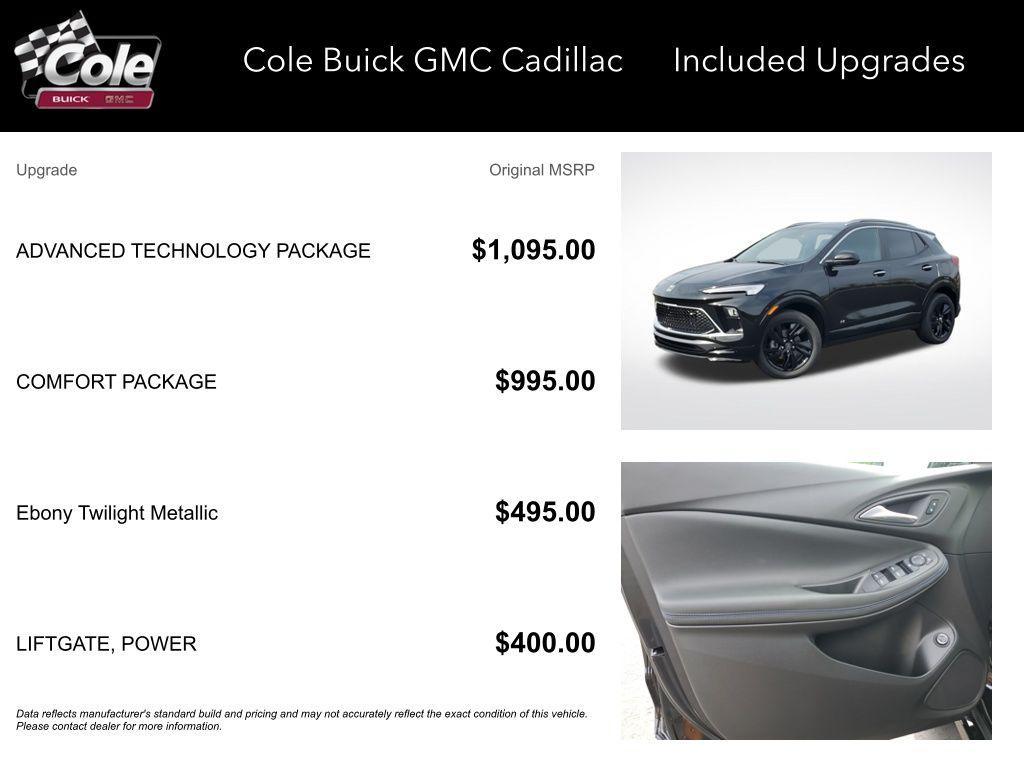 new 2025 Buick Encore GX car, priced at $32,095