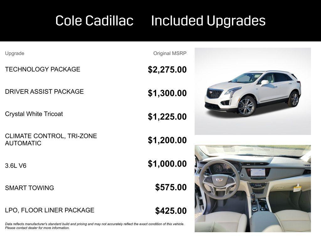 new 2025 Cadillac XT5 car, priced at $61,090