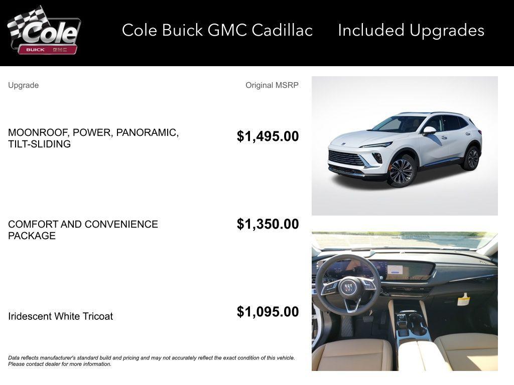 new 2025 Buick Envision car, priced at $40,458