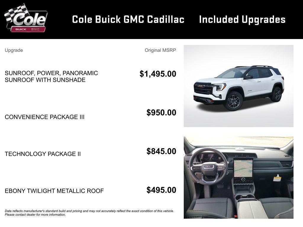 new 2026 GMC Terrain car, priced at $44,880