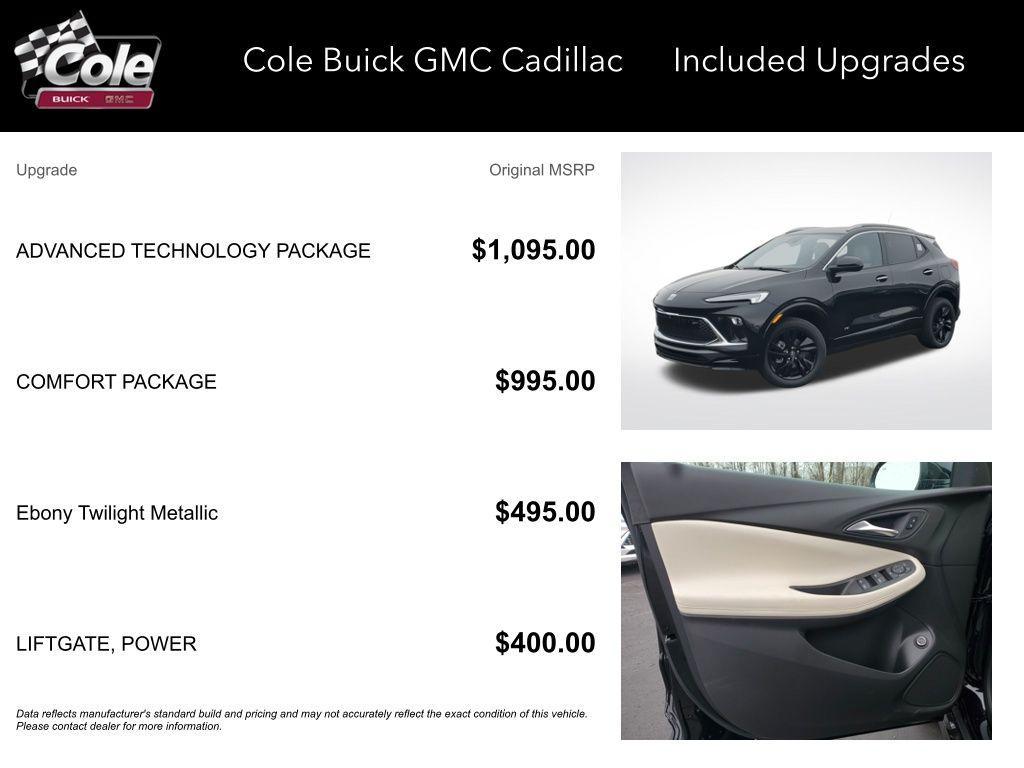 new 2025 Buick Encore GX car, priced at $32,037