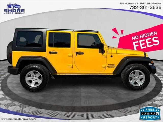 used 2015 Jeep Wrangler Unlimited car, priced at $18,998