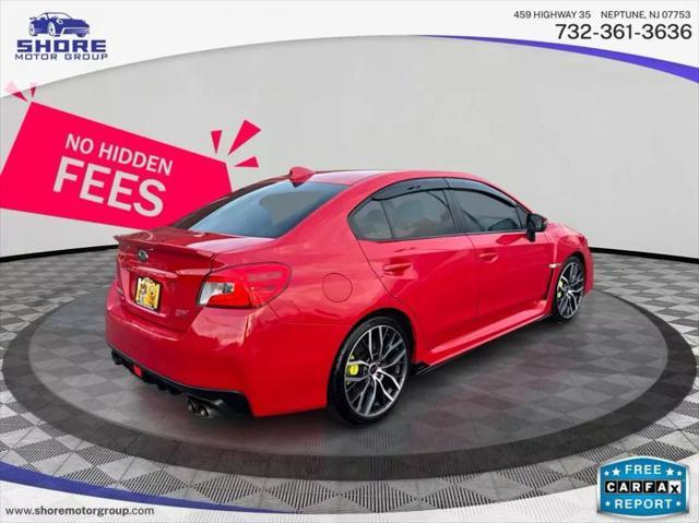 used 2018 Subaru WRX STI car, priced at $27,498