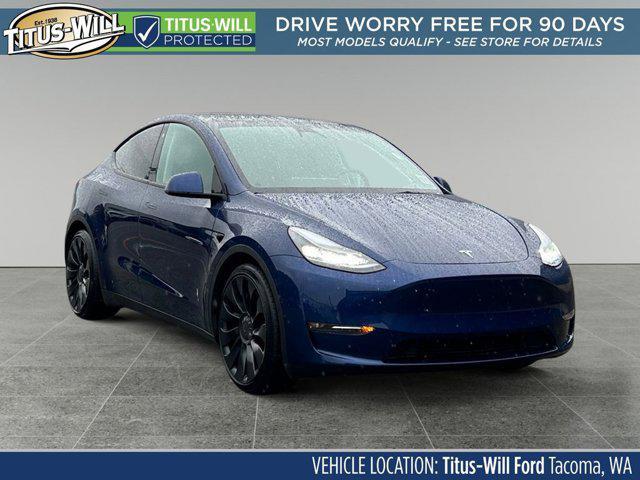 used 2022 Tesla Model Y car, priced at $33,999