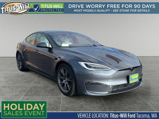 used 2022 Tesla Model S car, priced at $52,999