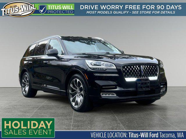 used 2021 Lincoln Aviator car, priced at $50,999