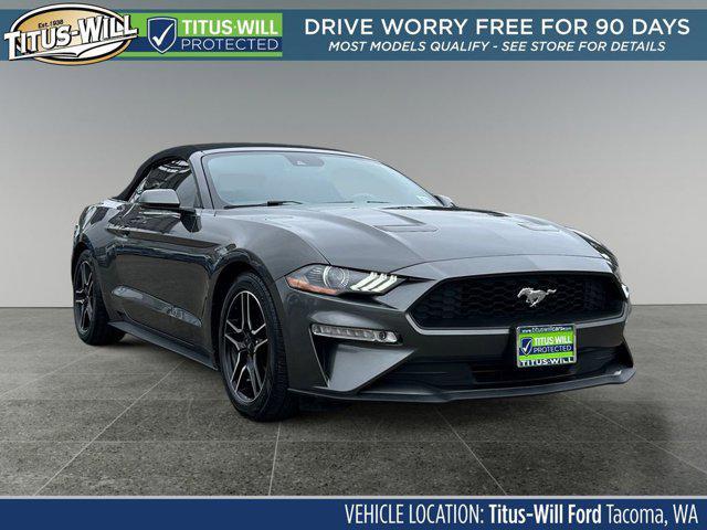 used 2018 Ford Mustang car, priced at $18,000