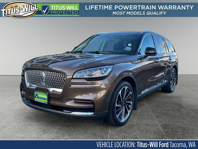 used 2022 Lincoln Aviator car, priced at $54,598