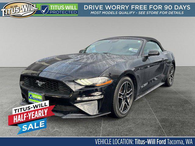 used 2021 Ford Mustang car, priced at $23,994
