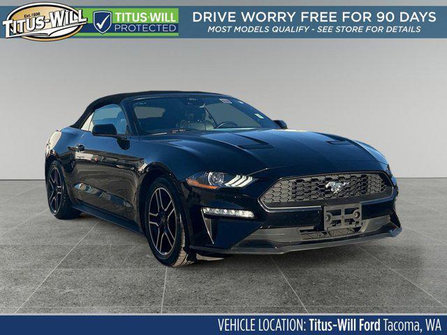 used 2022 Ford Mustang car, priced at $21,714