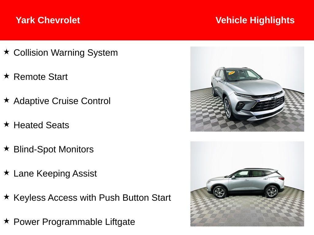 used 2024 Chevrolet Blazer car, priced at $26,568