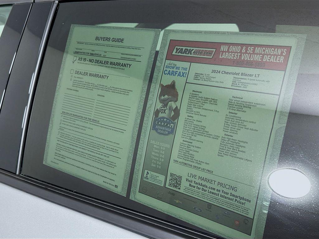 used 2024 Chevrolet Blazer car, priced at $26,568