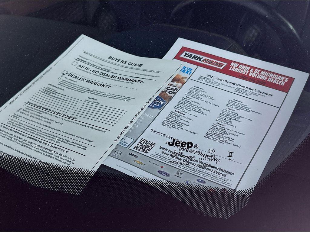 used 2021 Jeep Grand Cherokee L car, priced at $33,427