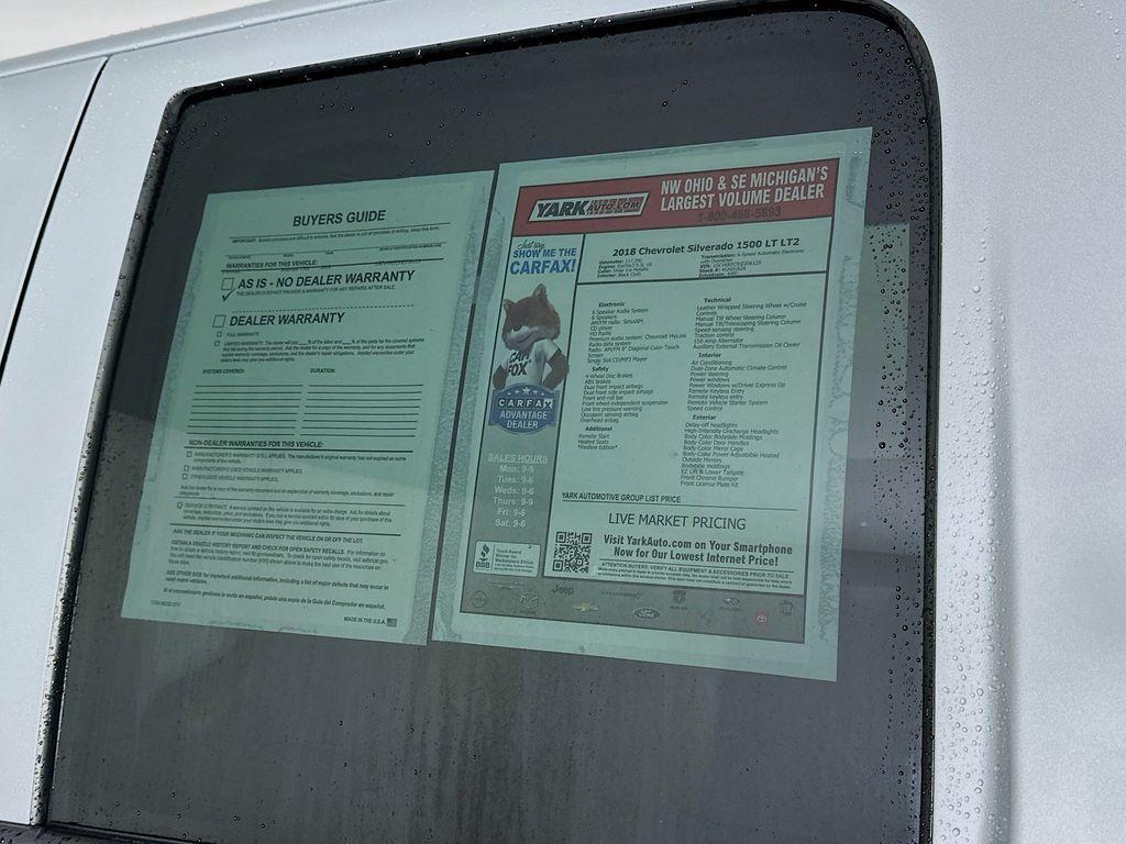 used 2018 Chevrolet Silverado 1500 car, priced at $20,499