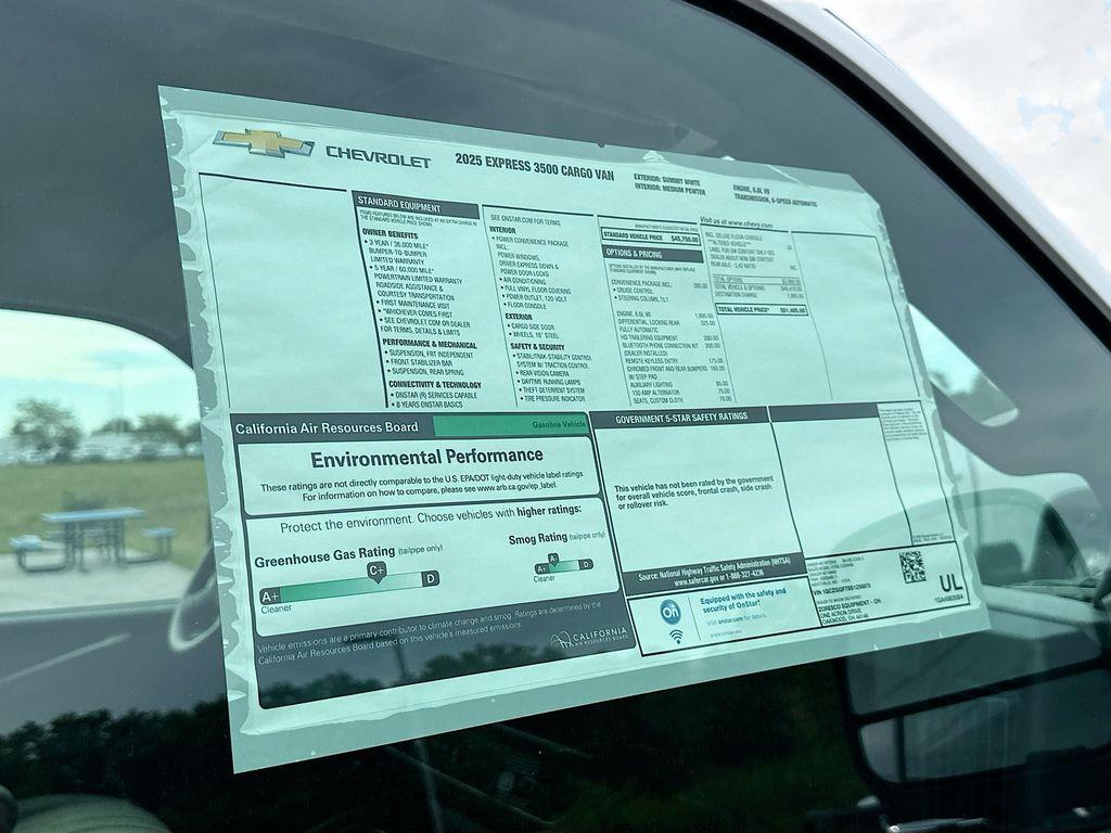 new 2025 Chevrolet Express 3500 car, priced at $51,405