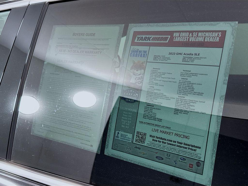 used 2023 GMC Acadia car, priced at $29,152