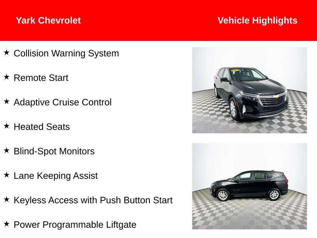 used 2023 Chevrolet Equinox car, priced at $22,615
