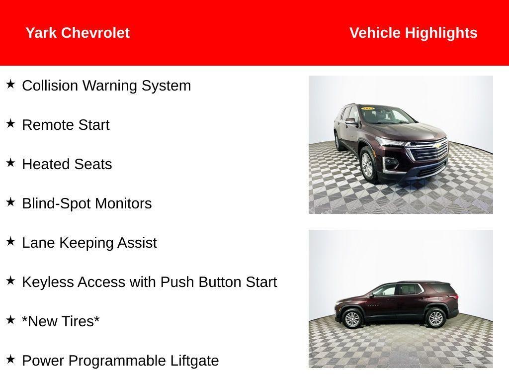 used 2023 Chevrolet Traverse car, priced at $28,700