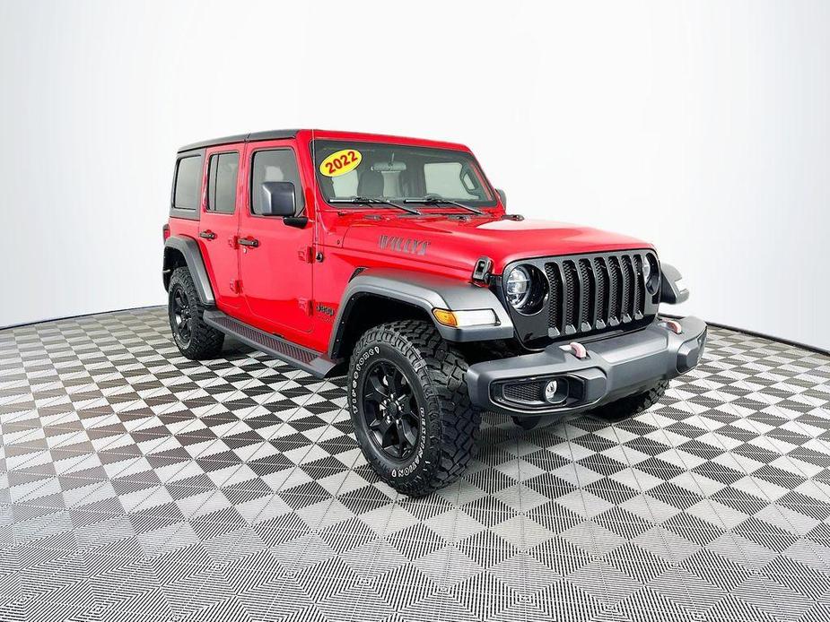 used 2022 Jeep Wrangler Unlimited car, priced at $30,915