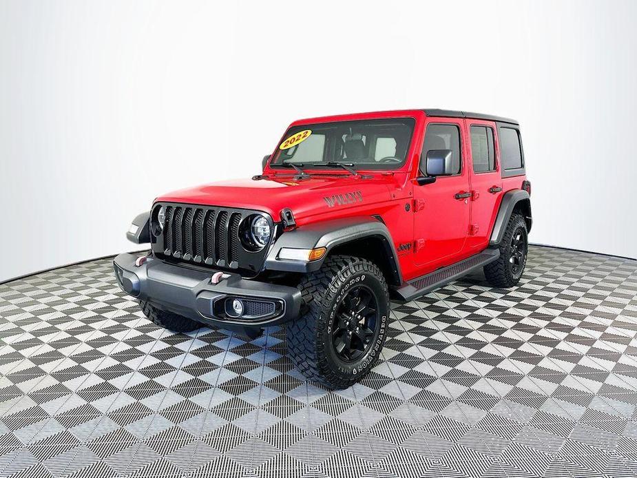 used 2022 Jeep Wrangler Unlimited car, priced at $30,915