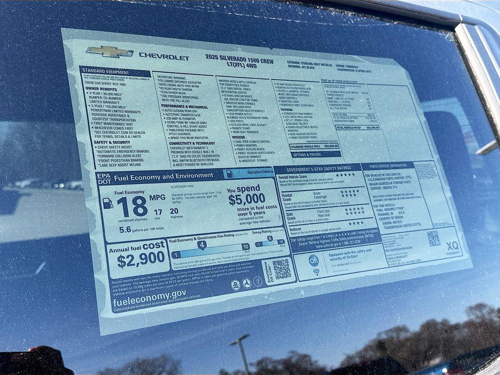 new 2025 Chevrolet Silverado 1500 car, priced at $52,395