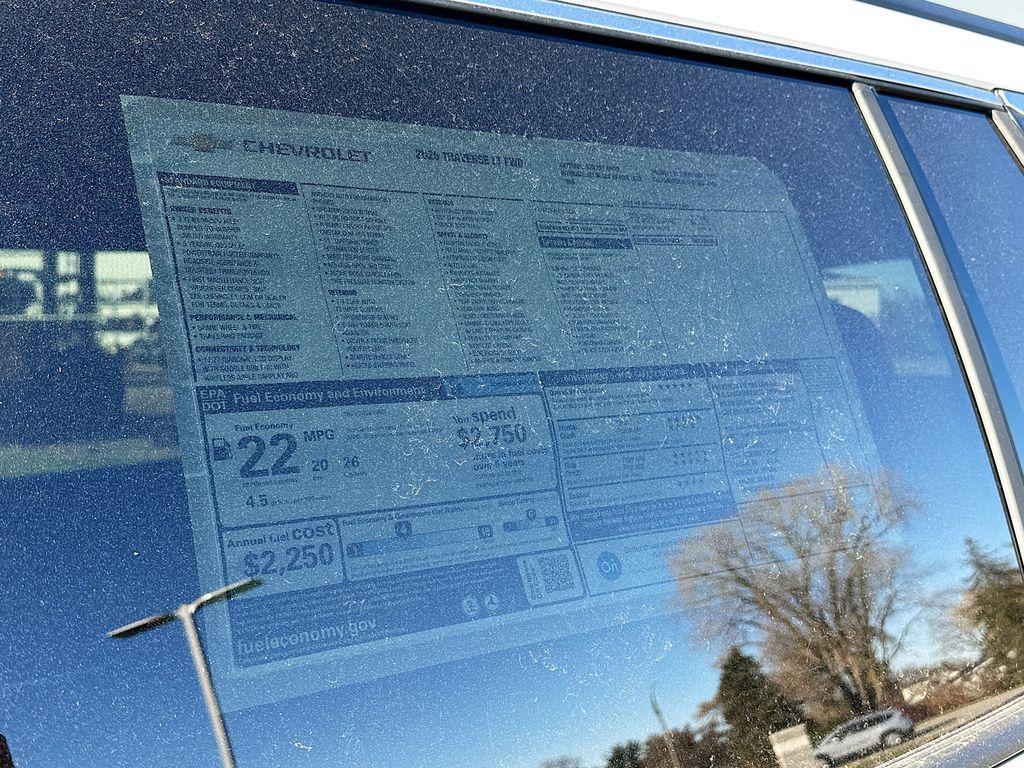 new 2026 Chevrolet Traverse car, priced at $47,420