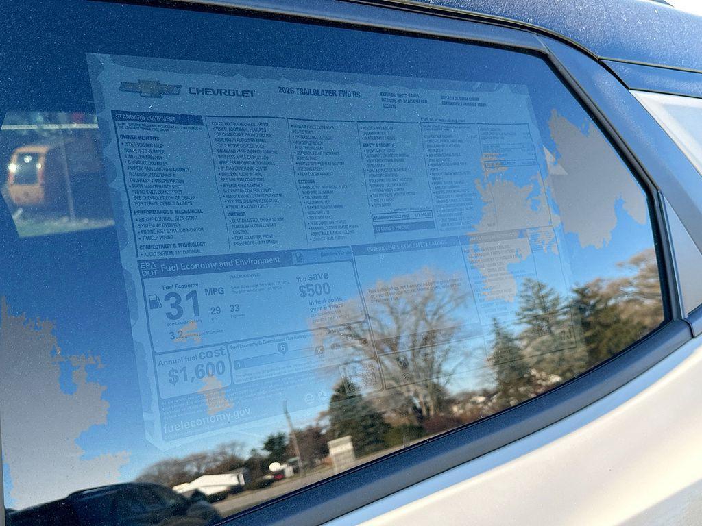 new 2026 Chevrolet TrailBlazer car, priced at $31,840