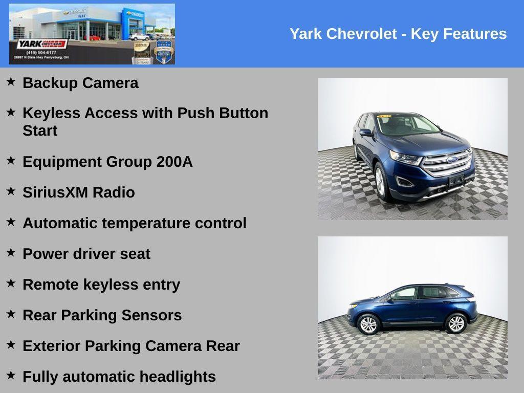 used 2017 Ford Edge car, priced at $13,427