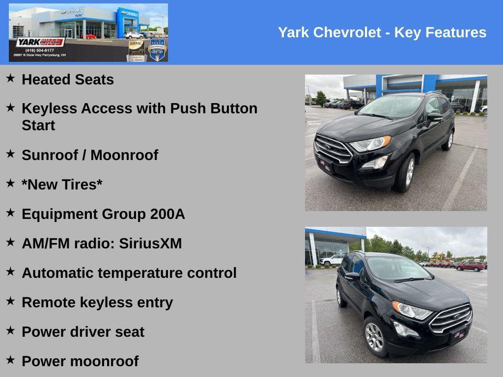 used 2019 Ford EcoSport car, priced at $14,933