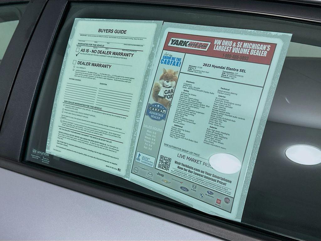 used 2023 Hyundai Elantra car, priced at $18,777