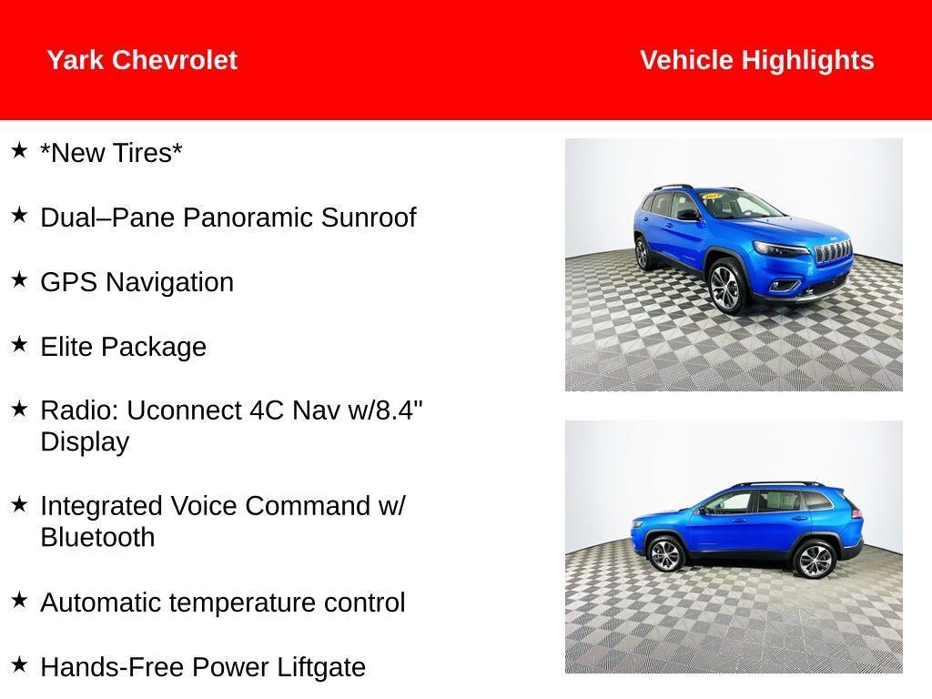 used 2022 Jeep Cherokee car, priced at $26,794