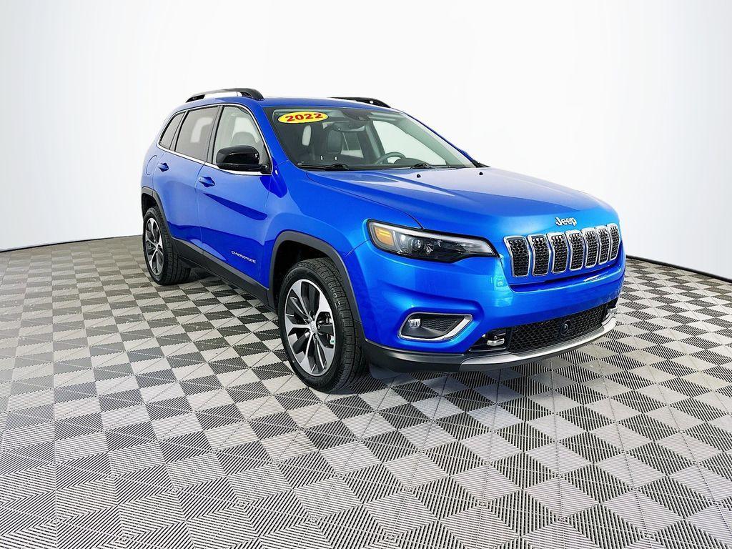 used 2022 Jeep Cherokee car, priced at $27,674