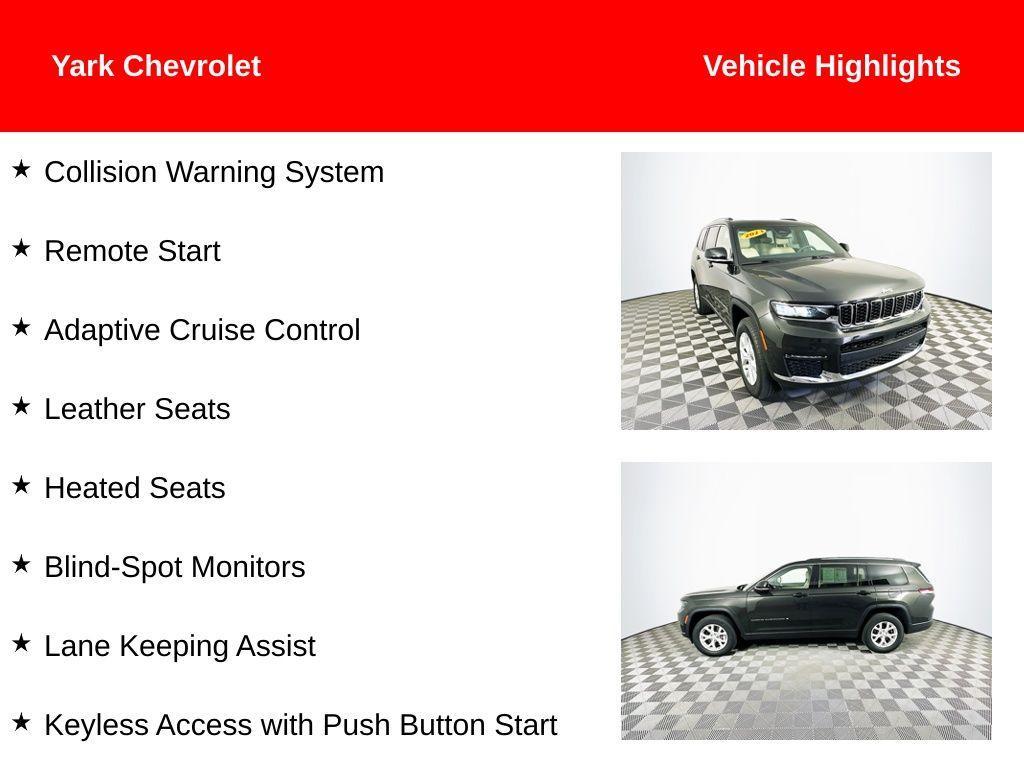 used 2023 Jeep Grand Cherokee L car, priced at $30,100