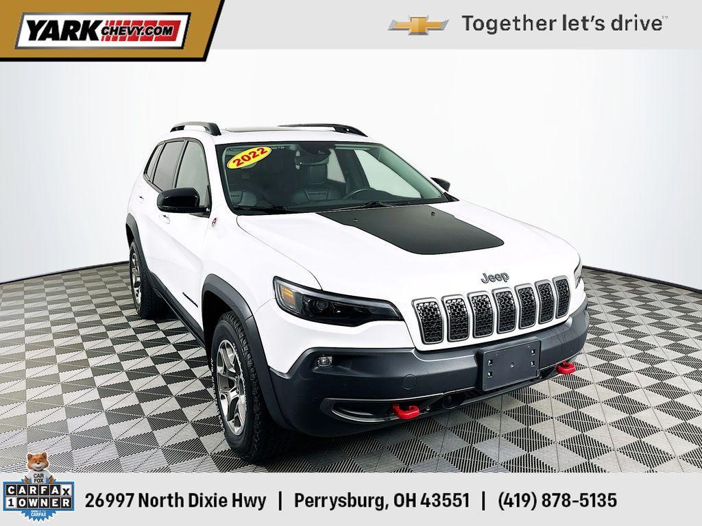 used 2022 Jeep Cherokee car, priced at $26,100
