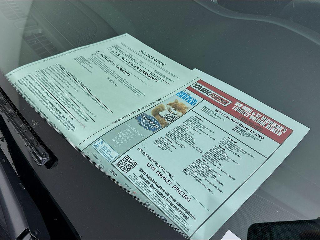 used 2021 Chevrolet Blazer car, priced at $21,574