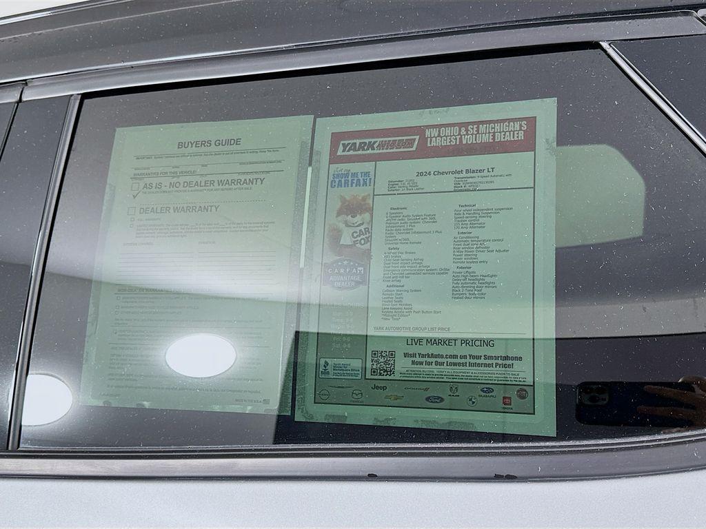used 2024 Chevrolet Blazer car, priced at $29,400