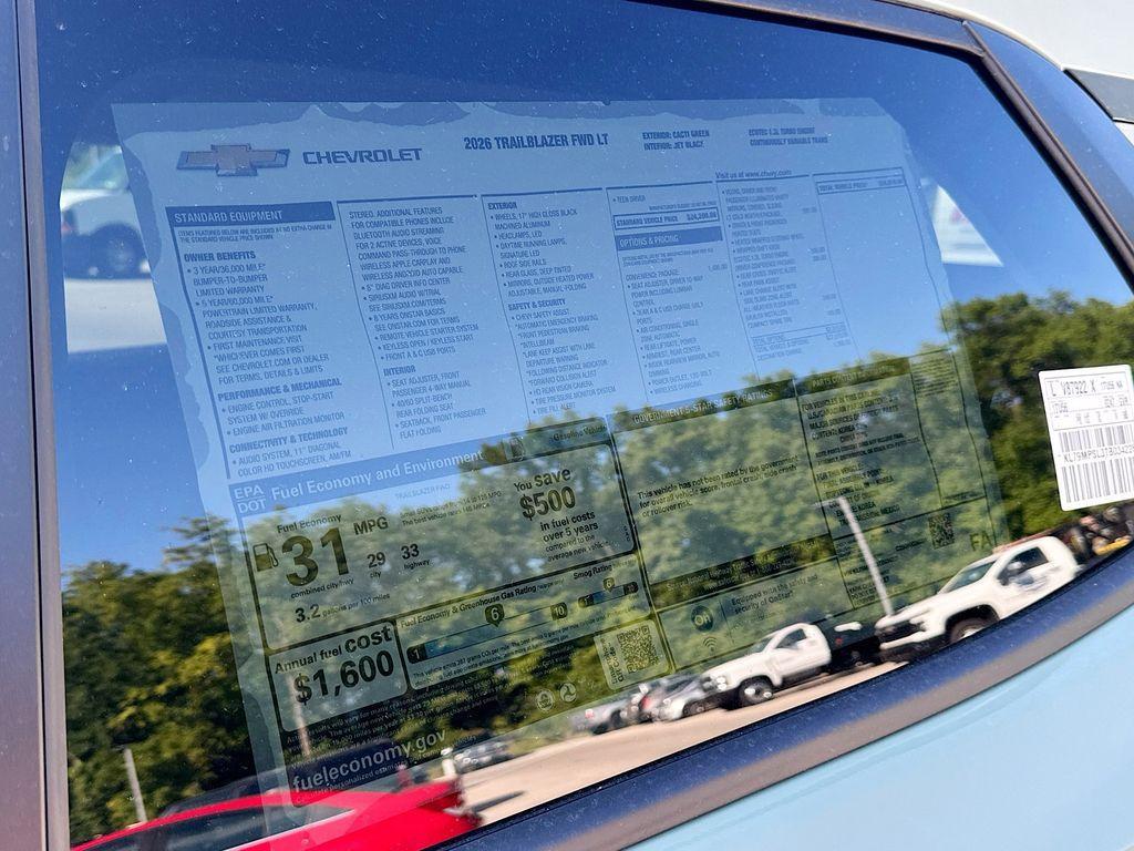 new 2026 Chevrolet TrailBlazer car, priced at $28,910