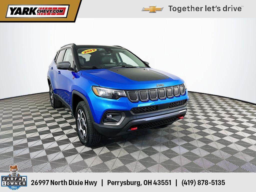 used 2022 Jeep Compass car, priced at $21,899