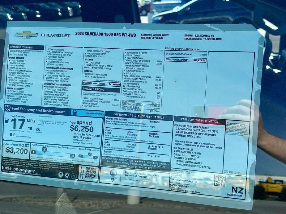 new 2024 Chevrolet Silverado 1500 car, priced at $40,791