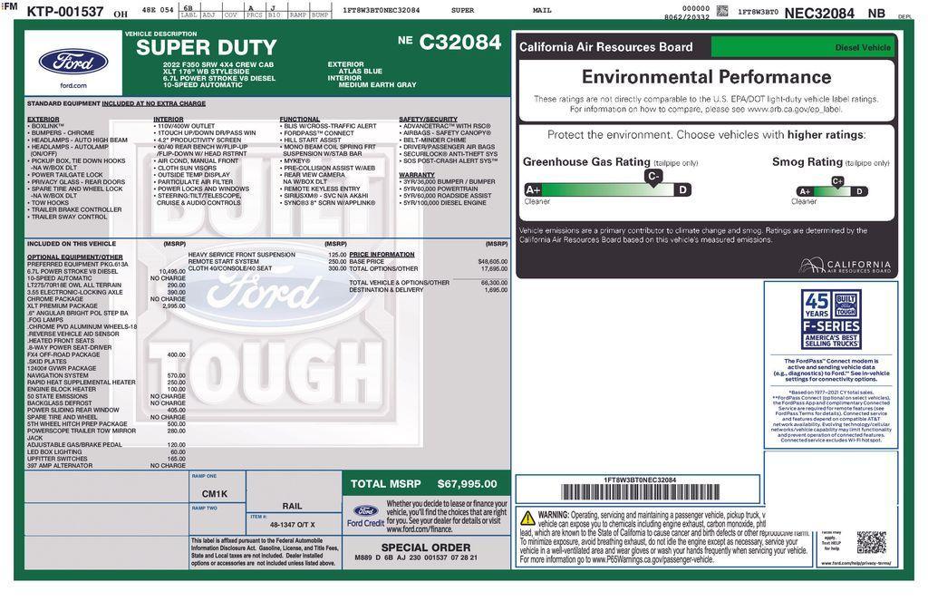 used 2022 Ford F-350 car, priced at $49,875