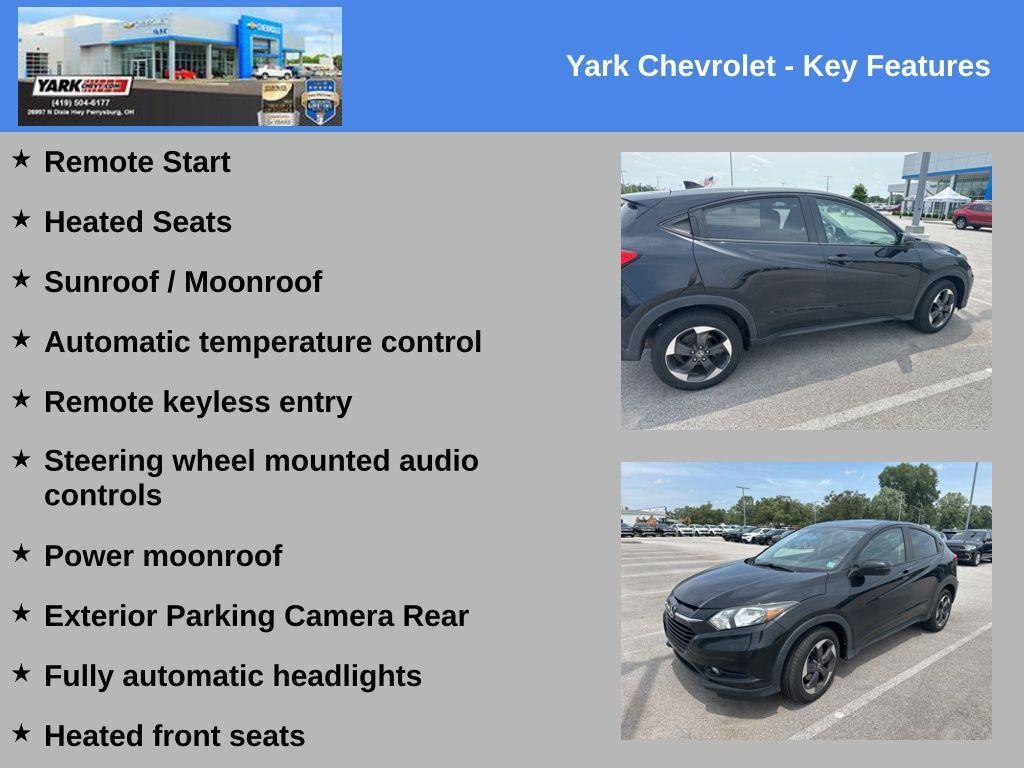 used 2018 Honda HR-V car, priced at $13,990