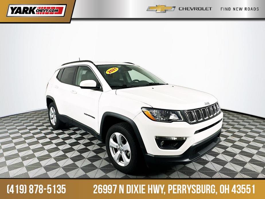 used 2021 Jeep Compass car, priced at $17,897
