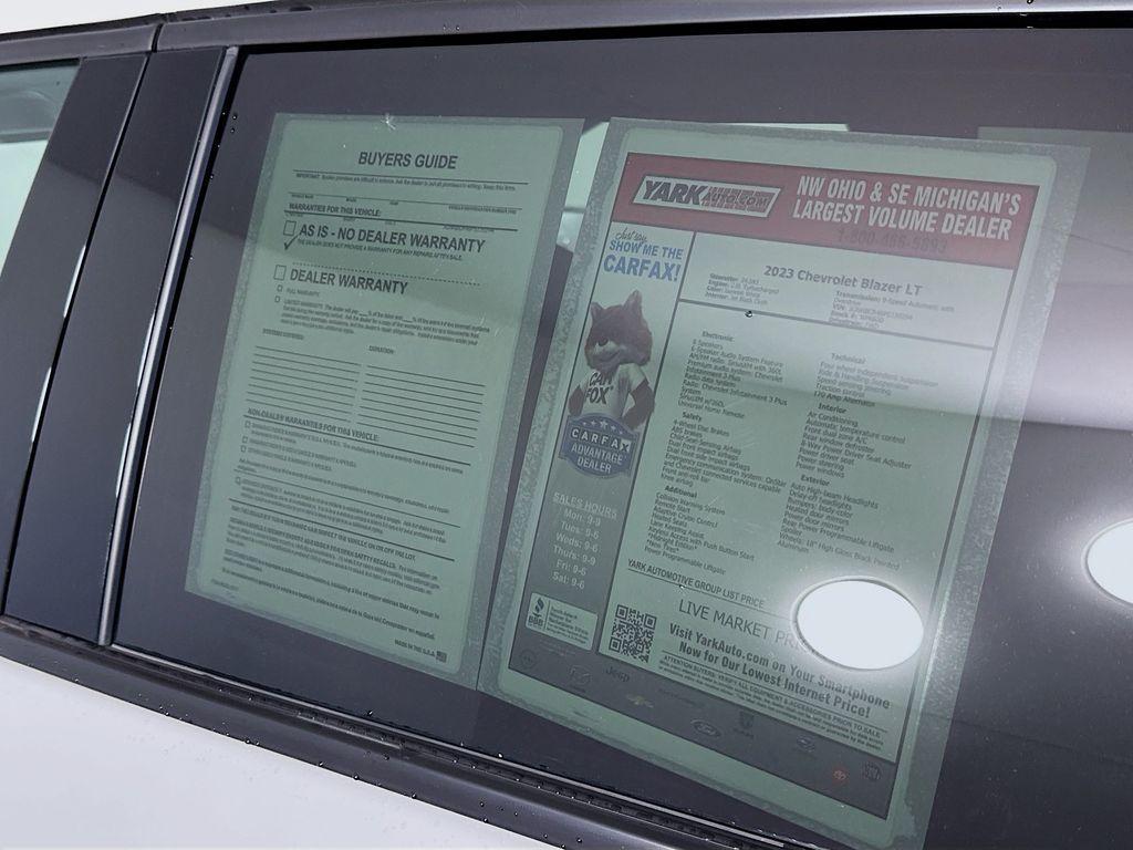 used 2023 Chevrolet Blazer car, priced at $24,332