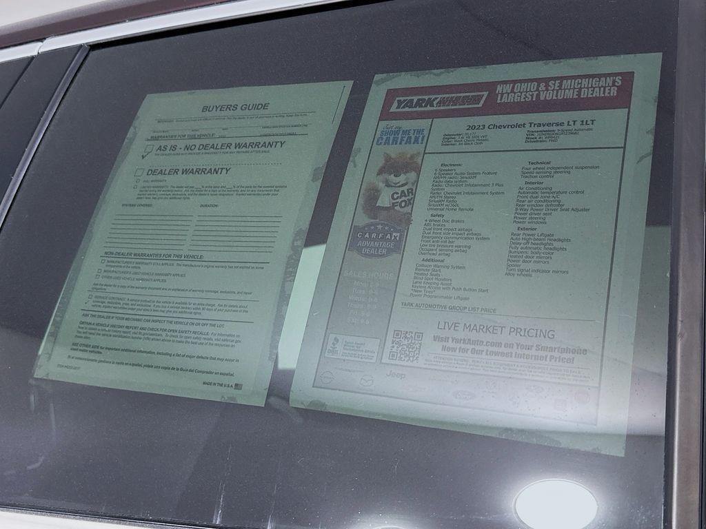 used 2023 Chevrolet Traverse car, priced at $29,998