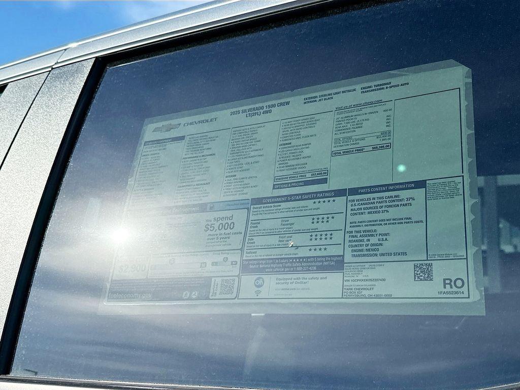 new 2025 Chevrolet Silverado 1500 car, priced at $52,395