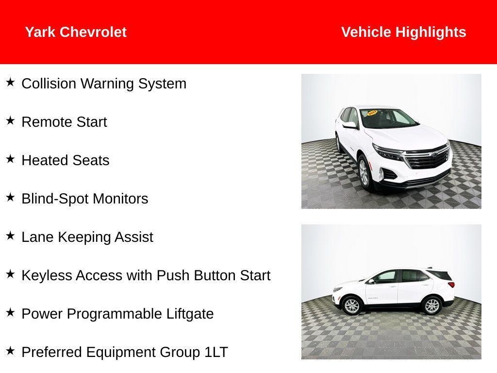 used 2022 Chevrolet Equinox car, priced at $23,798